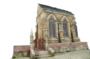 RT-Diorama 35040 Diorama Base: Church Courtyard 1/35 – image 5
