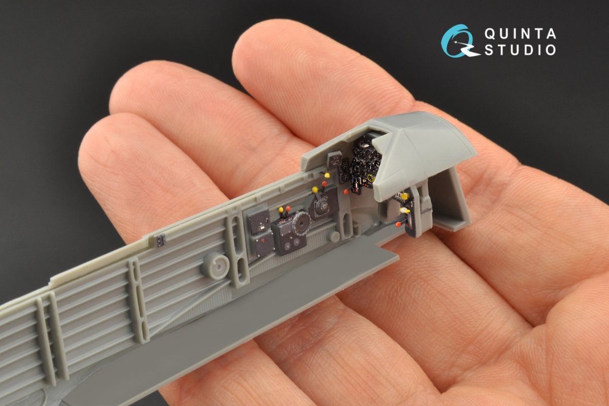 Quinta Studio QD48098 Ju 87B-2/R-2 3D-Printed &amp;amp; coloured Interior on decal paper (Hasegawa) 1/48 – zdjęcie 4