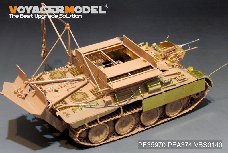 Voyager Model PE35970 WWII German Bergepanther Ausf.A (Late type,Panther G tool holders) Basic For MENG SS-015 1/35 – image 10