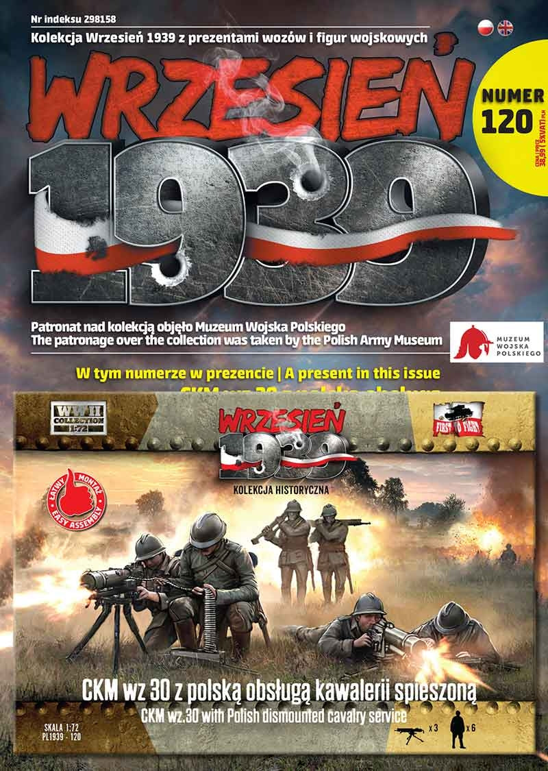 First To Fight PL120 CKM wz 30 z Polską Obsługą Kawalerii Spieszoną 1/72