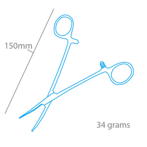 Modelcraft PCL5046 Curved Locking Forceps Jaws (Serrated) (150mm) – image 2
