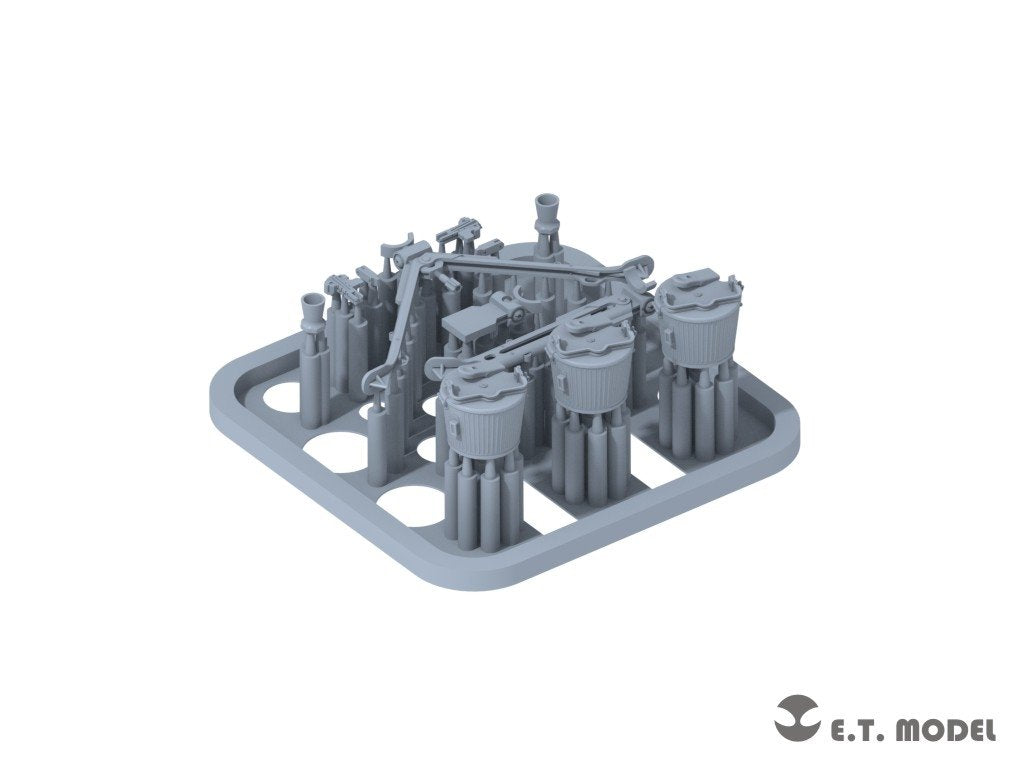 E.T. Model P35-215 WWII German Mg34t Machinegun &amp;amp; Ammo Box 1/35 – zdjęcie 4