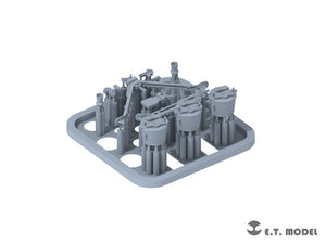 E.T. Model P35-215 WWII German Mg34t Machinegun &amp;amp; Ammo Box 1/35 – zdjęcie 4