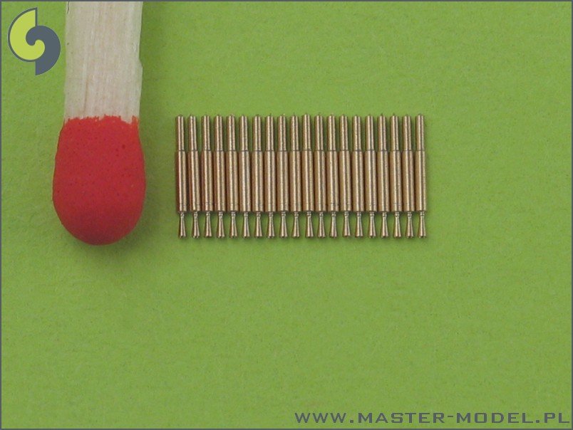 Master SM-350-038 Vickers 0.50in/62 (12.7 mm) Mark III machine gun barrels (20pcs) – zdjęcie 4