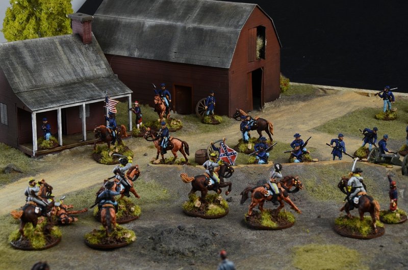 Italeri 6179 FARMHOUSE BATTLE - AMERICAN CIVIL WAR 1864 - BATTLESET 1/72 – zdjęcie 6