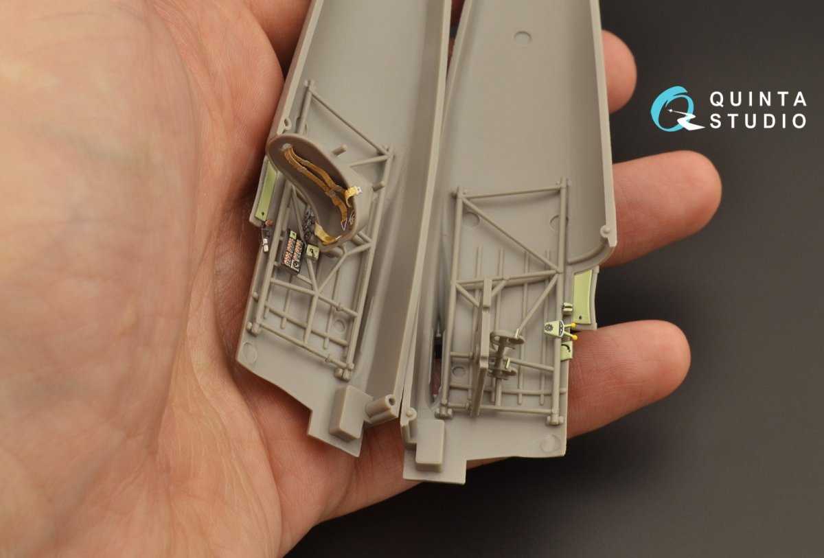 Quinta Studio QD48209 Arado Ar 68 E/F 3D-Printed &amp;amp; coloured Interior on decal paper (Roden) 1/48 – zdjęcie 9
