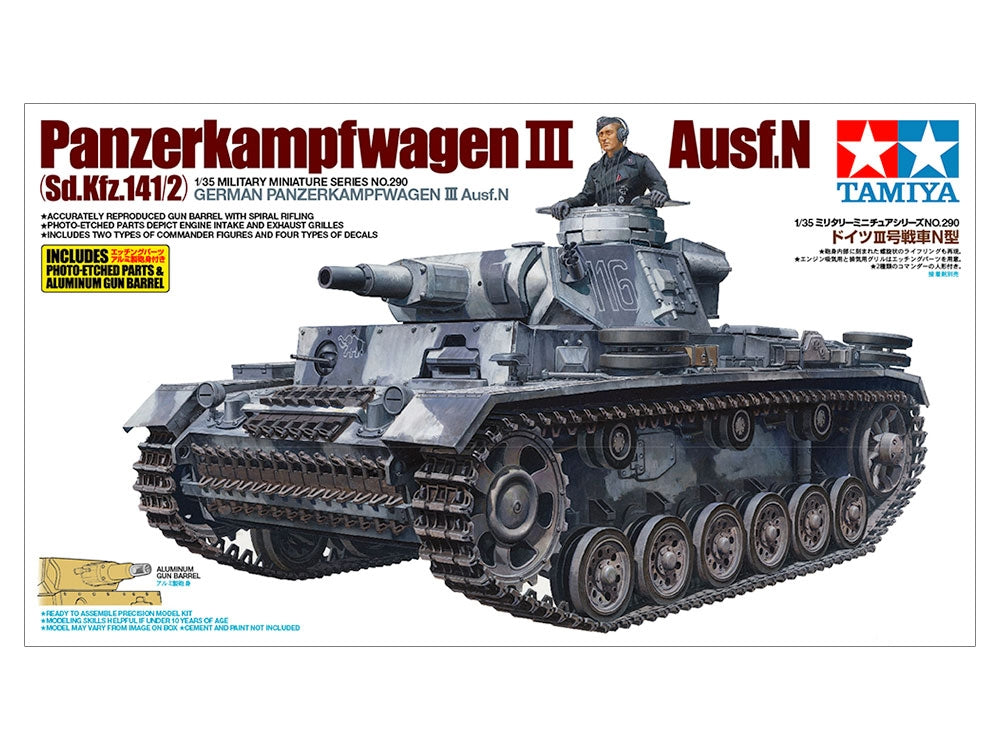 Tamiya 35290 Panzerkampfwagen III Ausf.N 1/35 – zdjęcie 2