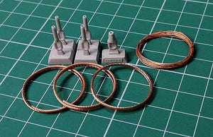 Eureka XXL ER-3566 Towing cable for German Bergepanzer 2 ARV 1/35 – zdjęcie 2