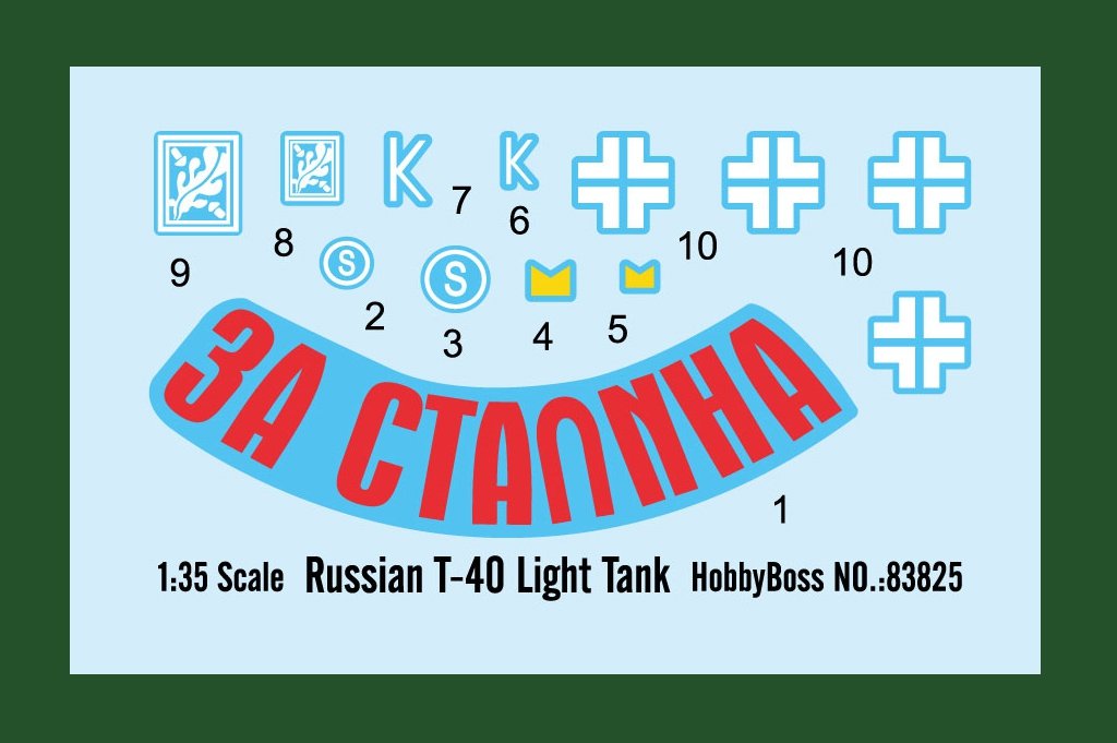 Hobby Boss 83825 Russian T-40 Light Tank 1/35 – image 3