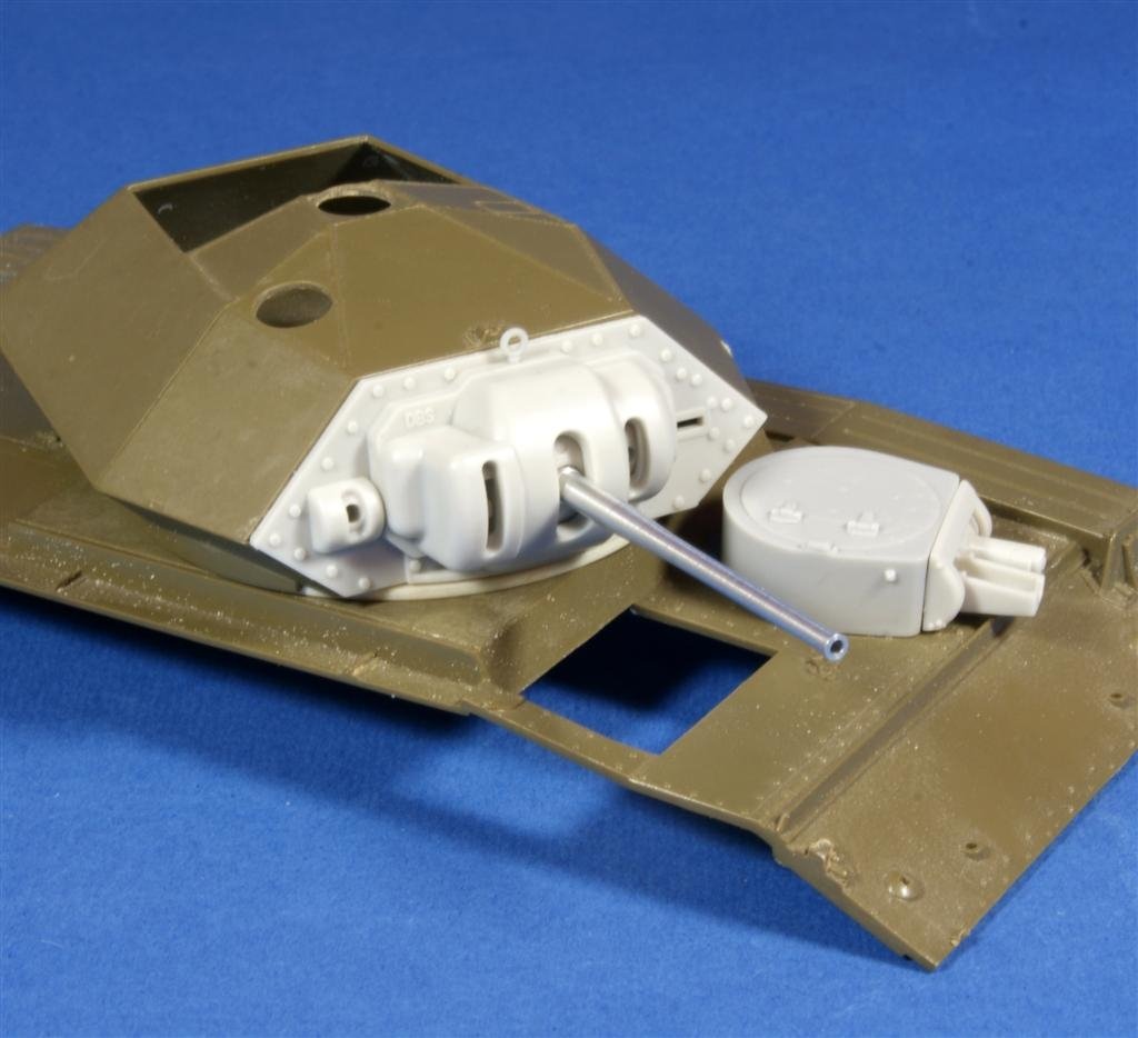 Panzer Art RE35-178 Mantlet &amp;amp; MG turret for Crusader I/II tanks 1/35 – zdjęcie 3