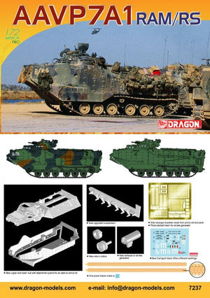 Dragon 7237 AAV-7 UPGRADE 1/72 – zdjęcie 2