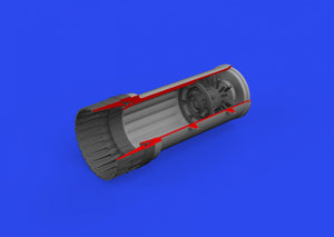 Eduard 648892 F-104A/ C exhaust nozzle PRINT EDUARD, KINETIC MODEL 1/48 – zdjęcie 3