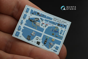 Quinta Studio QD48212 Su-30MKK 3D-Printed &amp;amp; coloured Interior on decal paper (KittyHawk) 1/48 – zdjęcie 4