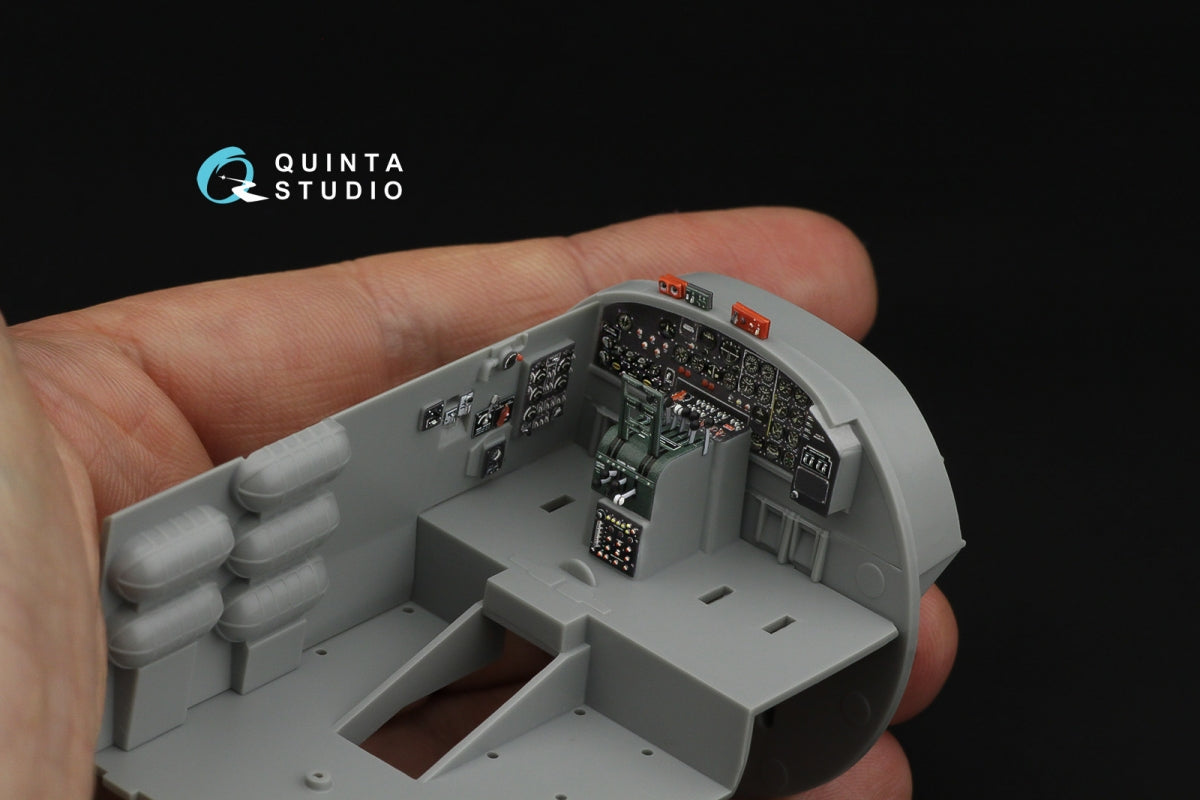 Quinta Studio QD48542 Boeing B-17F 3D-Printed &amp;amp; coloured Interior on decal paper (HK models, Eduard) 1/48 – zdjęcie 14