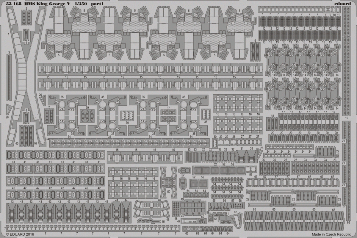 Eduard 53168 HMS King George V TAMIYA 1/350 – image 2