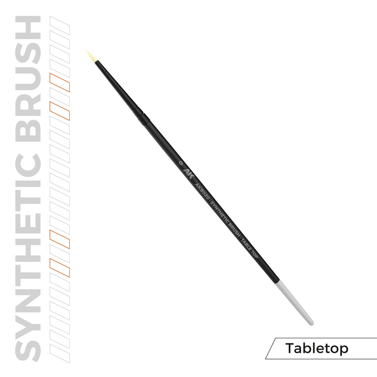 AK Interactive AKB020 AK SYNTHETIC TABLETOP BRUSH – 0 – zdjęcie 3