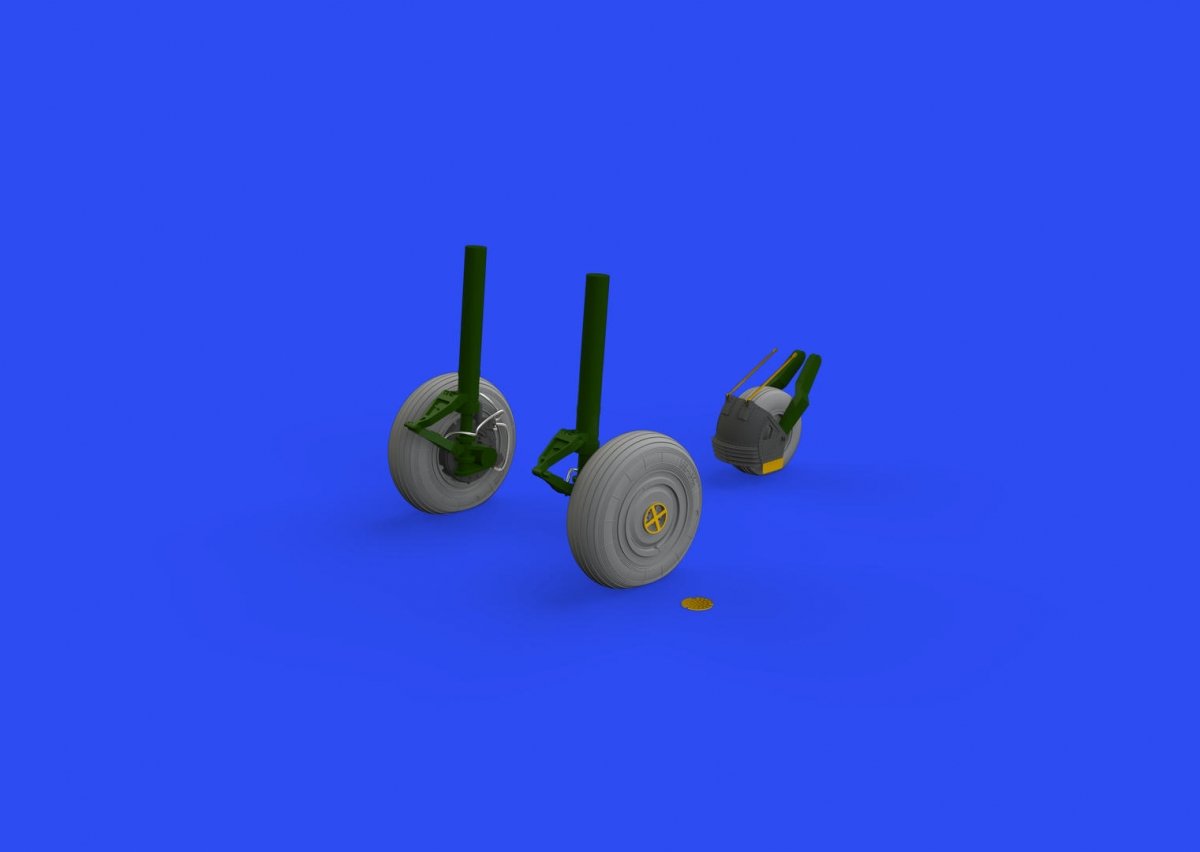Eduard 648653 Su-27 wheels GREAT WALL HOBBY 1/48 – zdjęcie 2