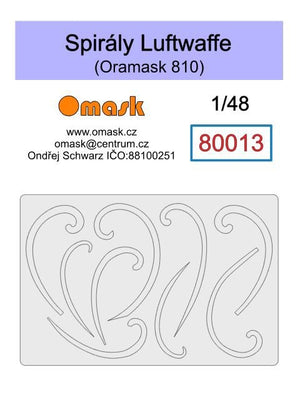 Omask 80013 Spirals Luftwaffe (Oramask 810 foil) 1/48