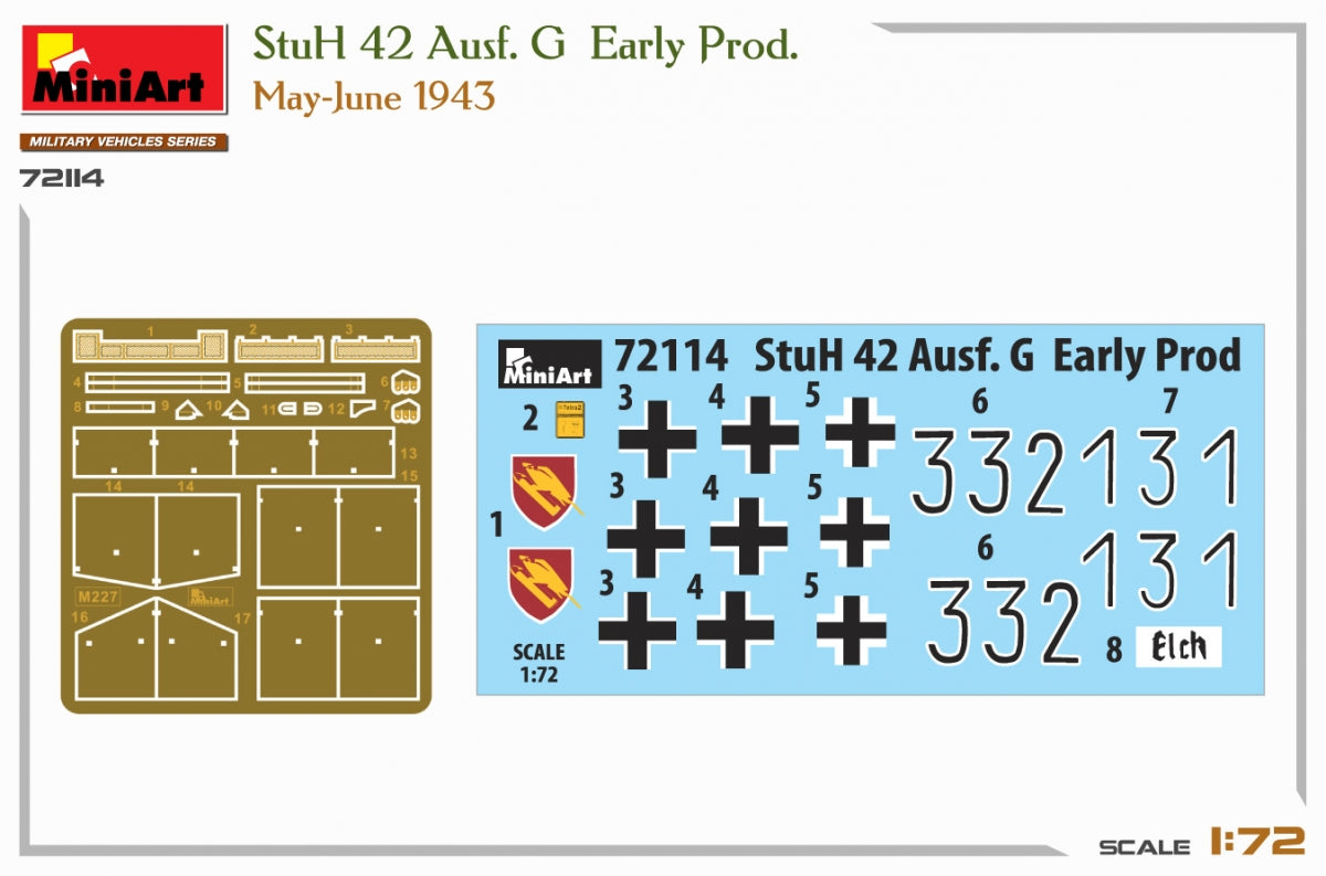 MiniArt 72114 STUH 42 AUSF. G EARLY PROD 1/72 – image 2