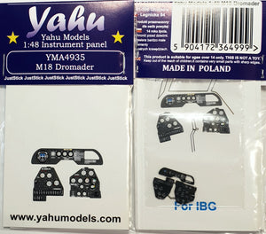 Yahu YMA4935 M18 Dromader - Instrument panel (for IBG) 1/48