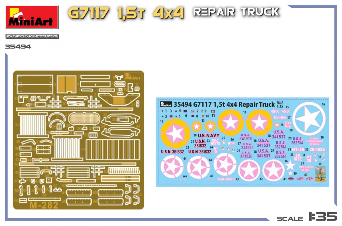 MiniArt 35494 G7117 1,5T 4x4 Repair Truck 1/35 – zdjęcie 5