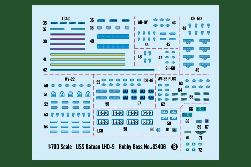 Hobby Boss 83406 USS Bataan LHD-5 1/700 – image 6