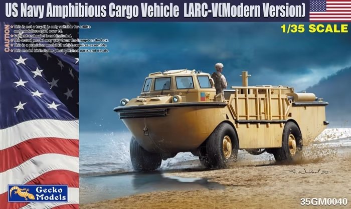 Gecko Models 35GM040 US Navy Amphibious Cargo Vehicle LARC-V (Modern Version) 1/35