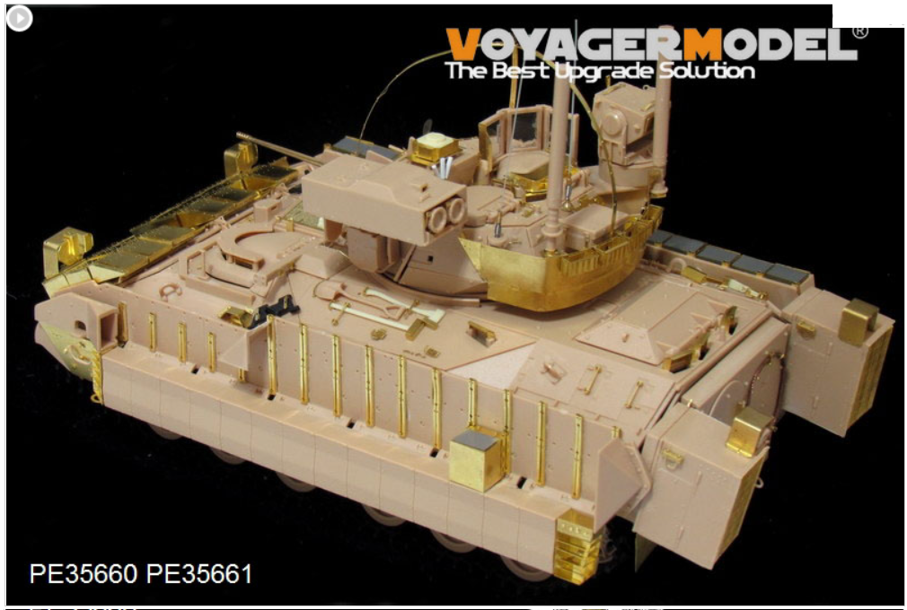 Voyager Model PE35660 Modern US Army M2A3 BRADLEY w/BUSK III IFV Basic (Gun barrel ,smoke discharger include) (For MENG SS-004) 1/35