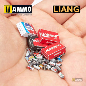Liang 0412 3D-Print Model Soda Cans + Cardboard Boxes 2000s-2020s 1/35 – zdjęcie 7