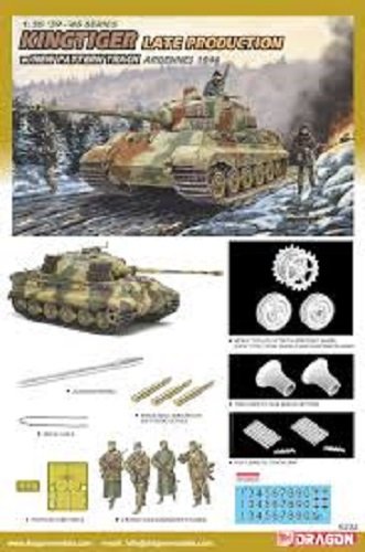Dragon 6232 Kingtiger Late Production w/New Pattern Track Ardennes 1944 1/35 – image 2