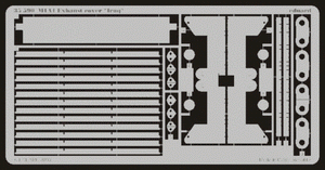 Eduard 35590 M-1A1 exhaust cover (Iraq) 1/35 Dragon, Tamiya