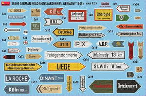 MiniArt 35609 German Road Signs Ardennes, Germany 1945 1/35 – zdjęcie 2