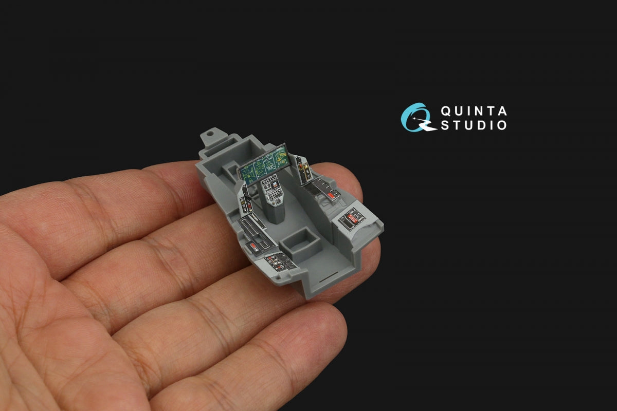 Quinta Studio QD48288 F-35A 3D-Printed &amp;amp; colored Interior on decal paper (Tamiya) 1/48 – image 9
