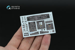 Quinta Studio QD35164 HH-60G Pave Hawk 3D-Printed &amp; coloured Interior on decal paper (Kitty Hawk) 1/35