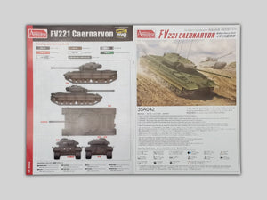 Amusing Hobby 35A042 FV221 Caernarvon British Heavy Tank 1/35 – zdjęcie 5