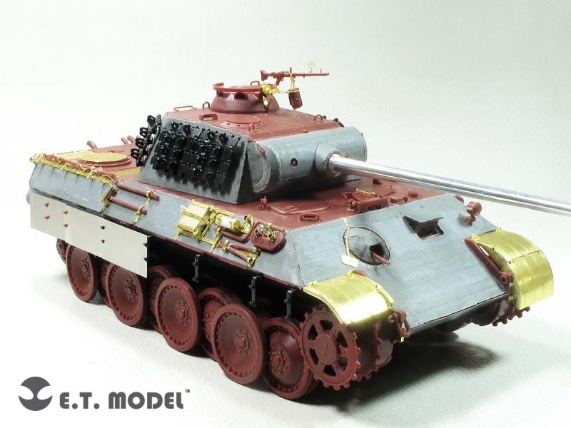 E.T. Model E35-266 WWII German Panther A（Late Production) for Meng TS-035 1/35 – zdjęcie 6