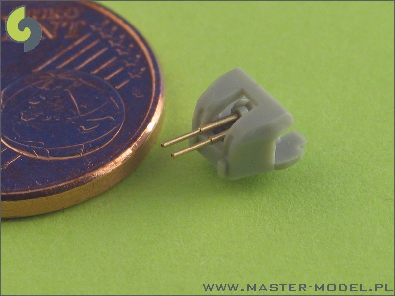 Master SM-700-015 British 4in/45 (10.2 cm) QF HA Marks XVI barrels (14pcs) - most British warships – zdjęcie 3
