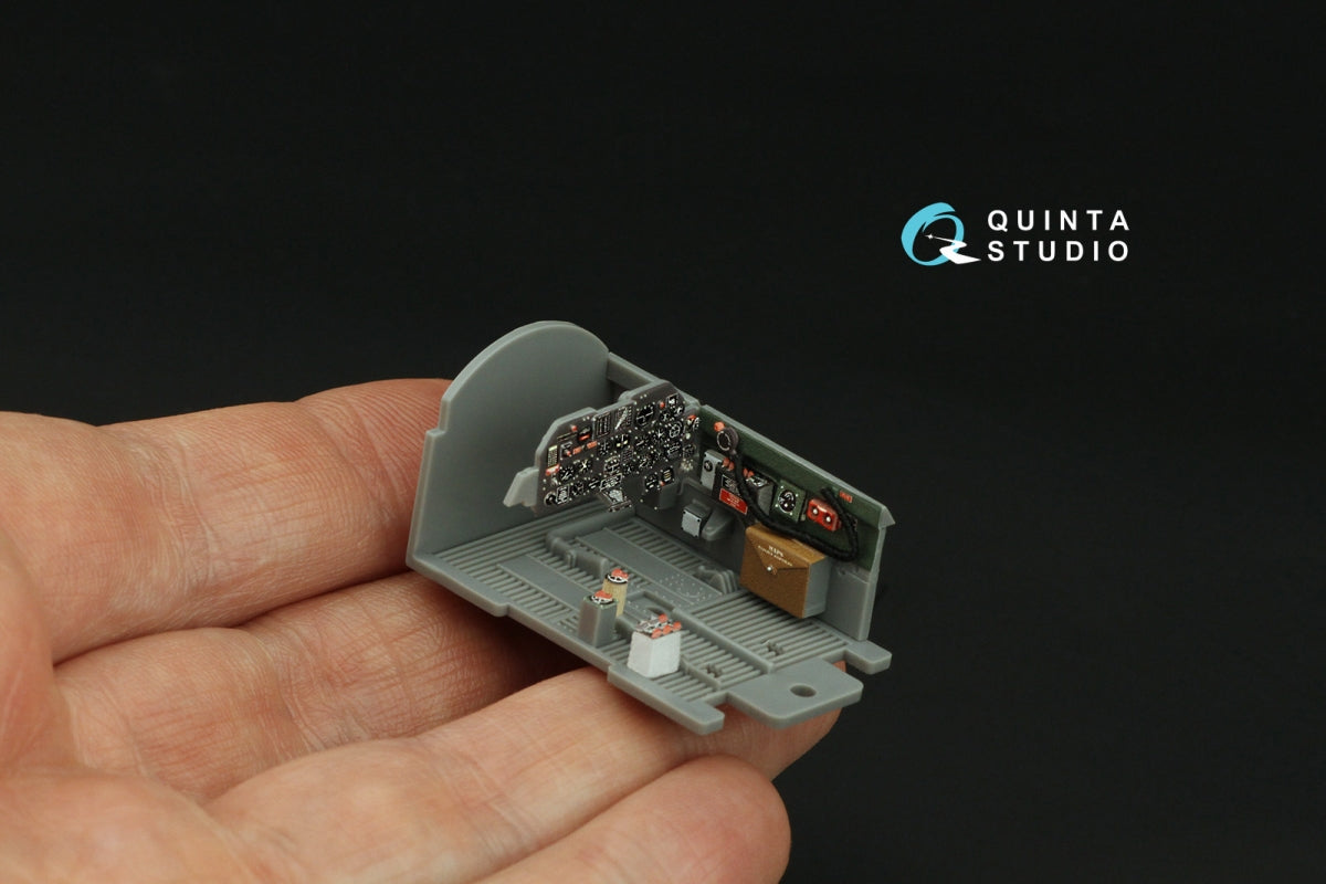 Quinta Studio QD48412 P-47D Thunderbolt Bubbletop 3D-Printed &amp;amp; coloured Interior on decal paper (Tamiya) 1/48 – zdjęcie 8