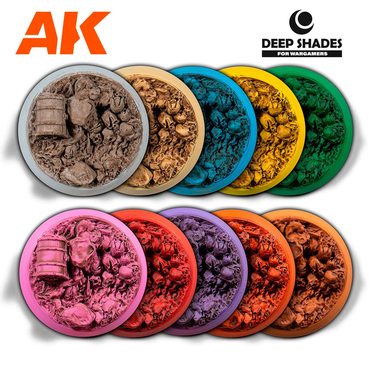 AK Interactive AK13002 PURE GRIME – DEEP SHADES 30ML – zdjęcie 2