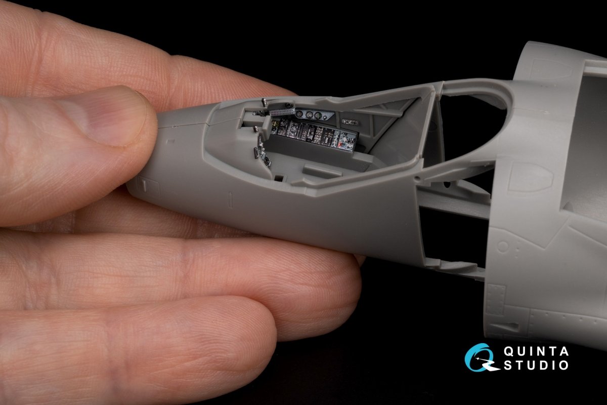 Quinta Studio QD48304 Harrier Gr.3 late 3D-Printed &amp;amp; coloured Interior on decal paper (Kinetic) 1/48 – zdjęcie 15