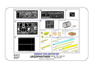 Aber 35K17 Sd,Kfz. 173 Jagdpanther-early version 1/35 – zdjęcie 10
