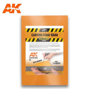 AK Interactive AK8094 CARVING FOAM 10MM A4 SIZE