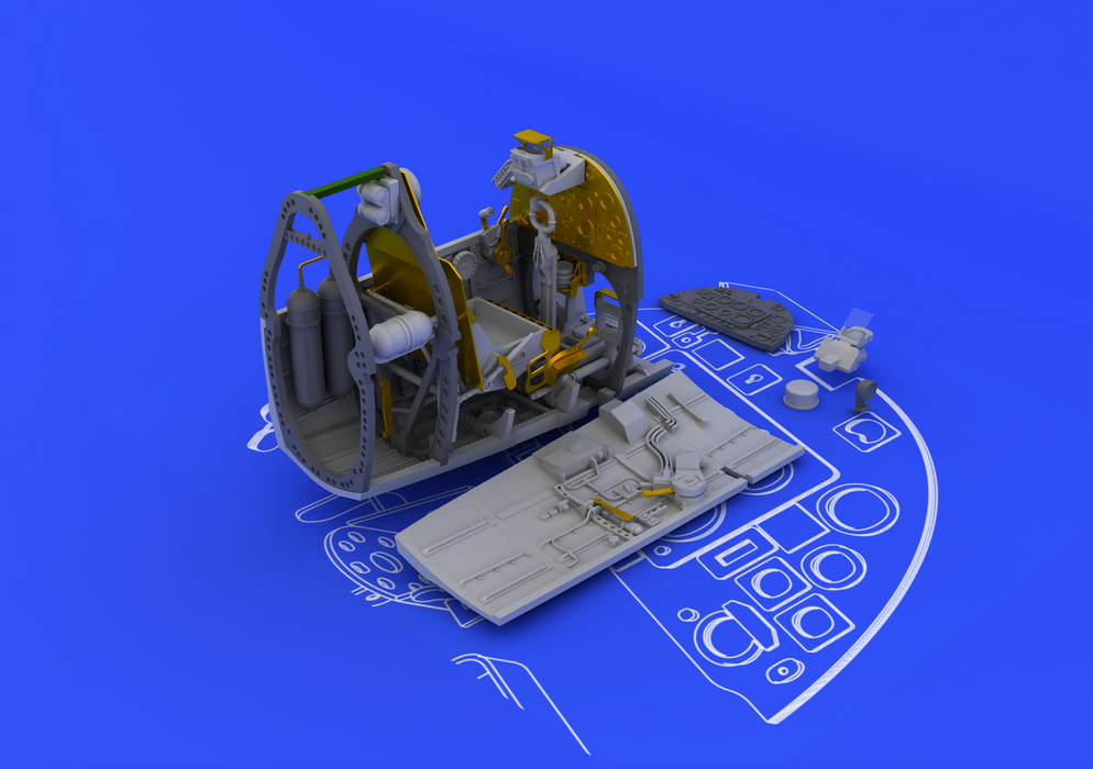 Eduard 648100 Spitfire Mk. IX cockpit 1/48 (Eduard) – image 3