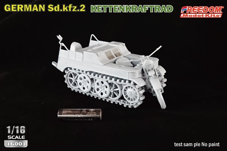 Freedom 16001 Sd.Kfz. 2 Kettenkraftrad Typ HK 101 1/16 – zdjęcie 8
