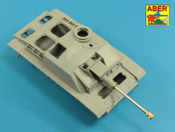 Aber 35L-059n German StuK.40 L/48 7,5 cm Barrel with middle muzzle brake for Stug.III, Ausf G - middle model 1/35 – zdjęcie 8