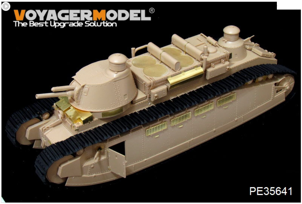 Voyager Model PE35641 WWI French Char 2C Super Heavy Tank (For MENG TS-009) 1/35 – zdjęcie 3