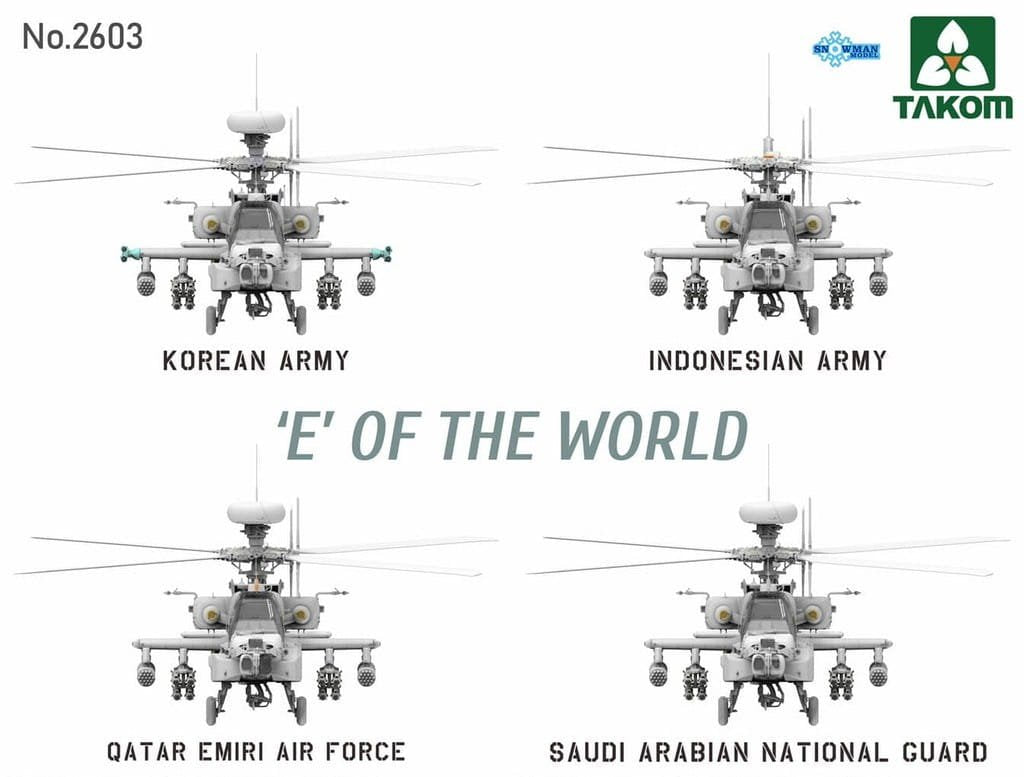 Takom 2603 E of the World AH-64E Attack Helicopter 1/35 – image 4