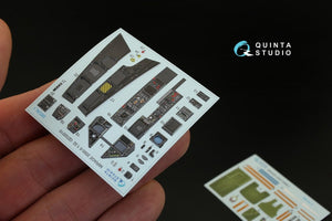 Quinta Studio QD32010 Mirage 2000-5 3D-Printed &amp;amp; coloured Interior on decal paper (for Kitty Hawk kit) 1/32 – zdjęcie 6
