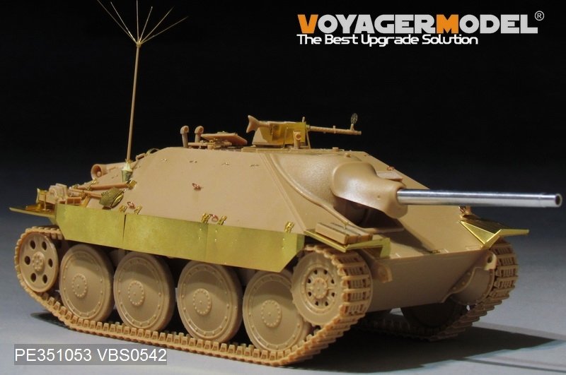Voyager Model PE351053B WWII German Sd.Kfz.138/2 Hetzer Tank Destroyer Late Version (B ver include Gun Barrel) For ACADMY 13230/13277 1/35 – zdjęcie 4