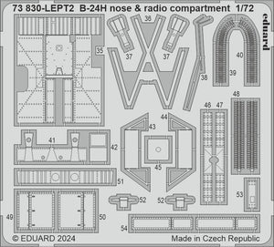 Eduard 73830 B-24H nose radio compartment AIRFIX 1/72 – image 2